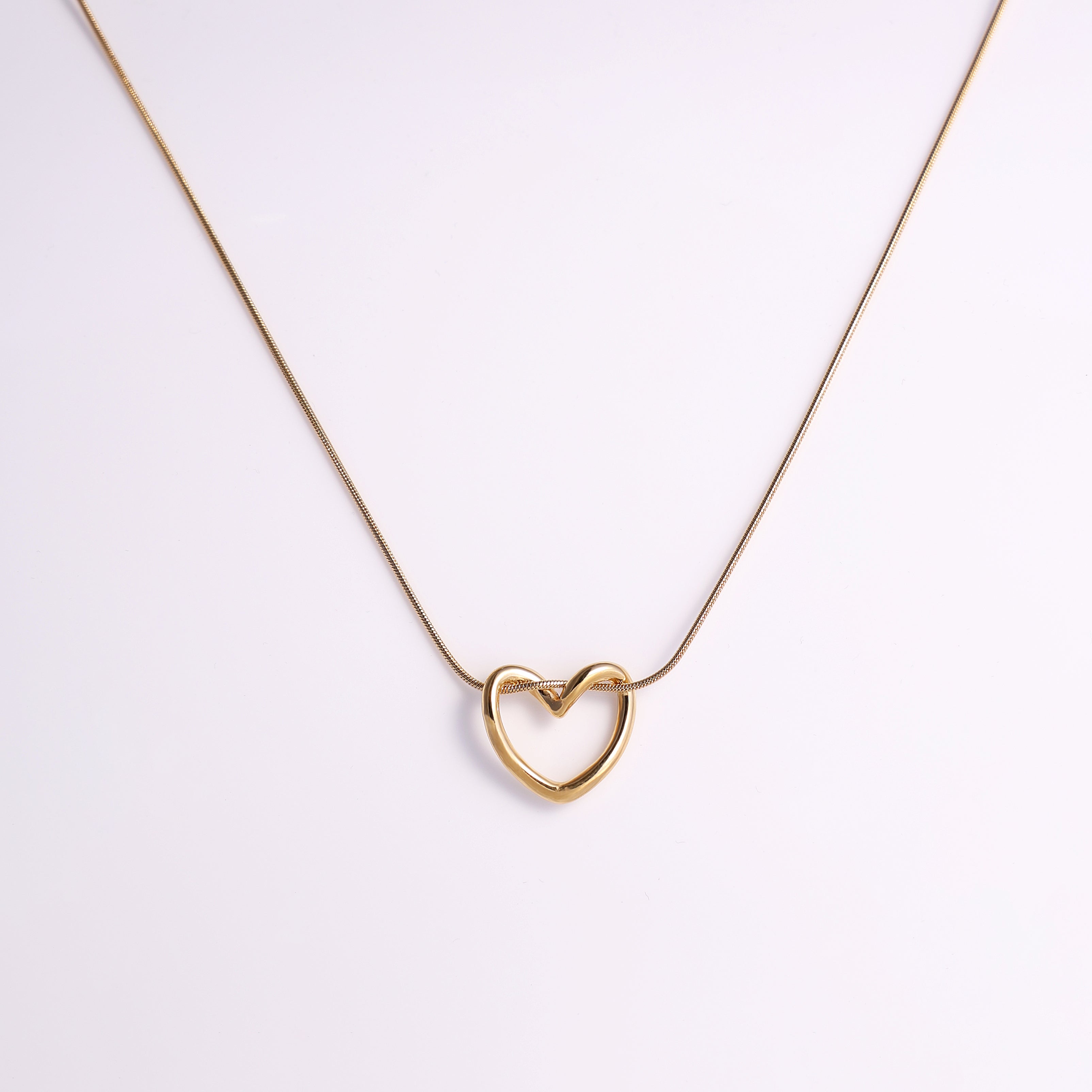Eternal Loop Heart Necklace