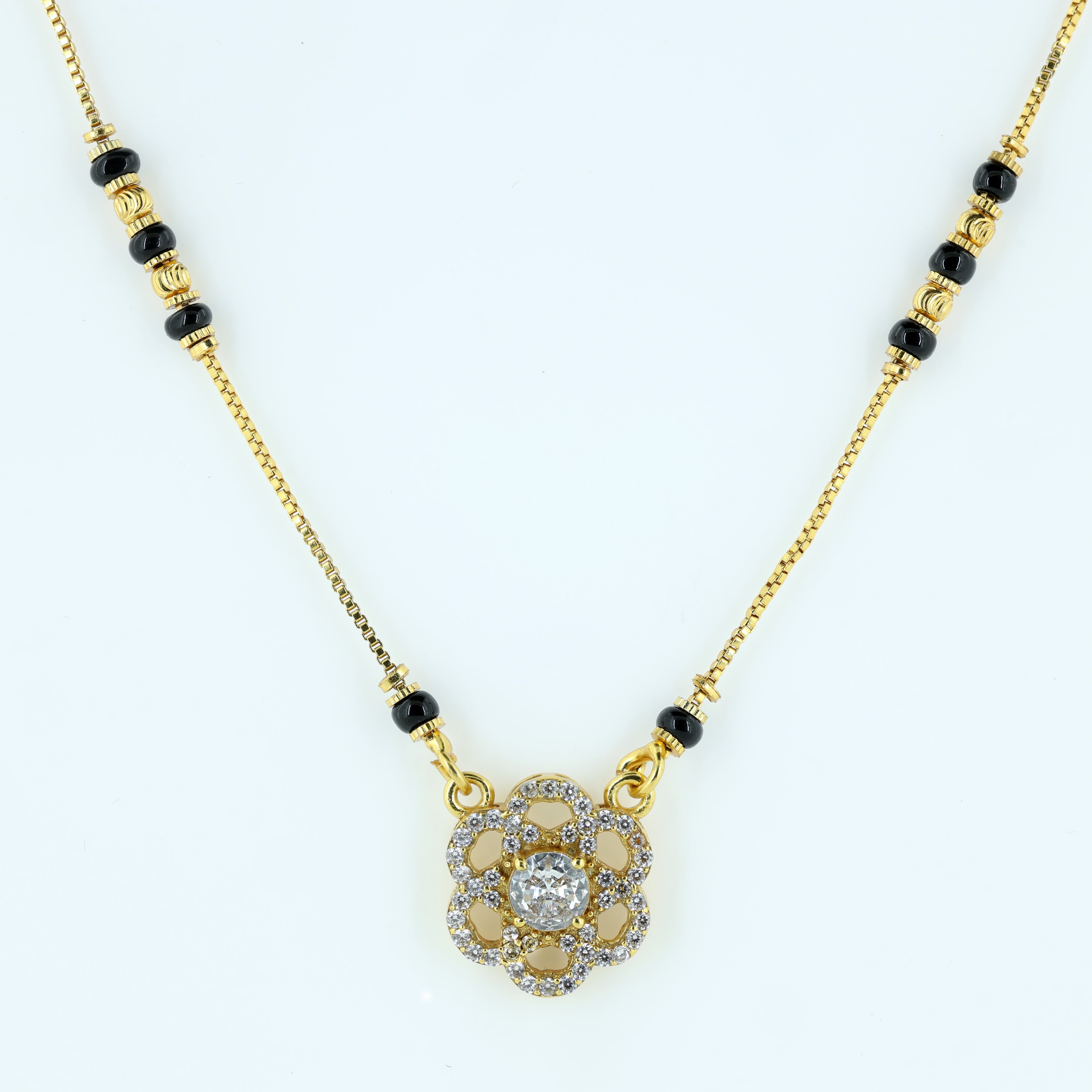 Floral Halo Mangalsutra