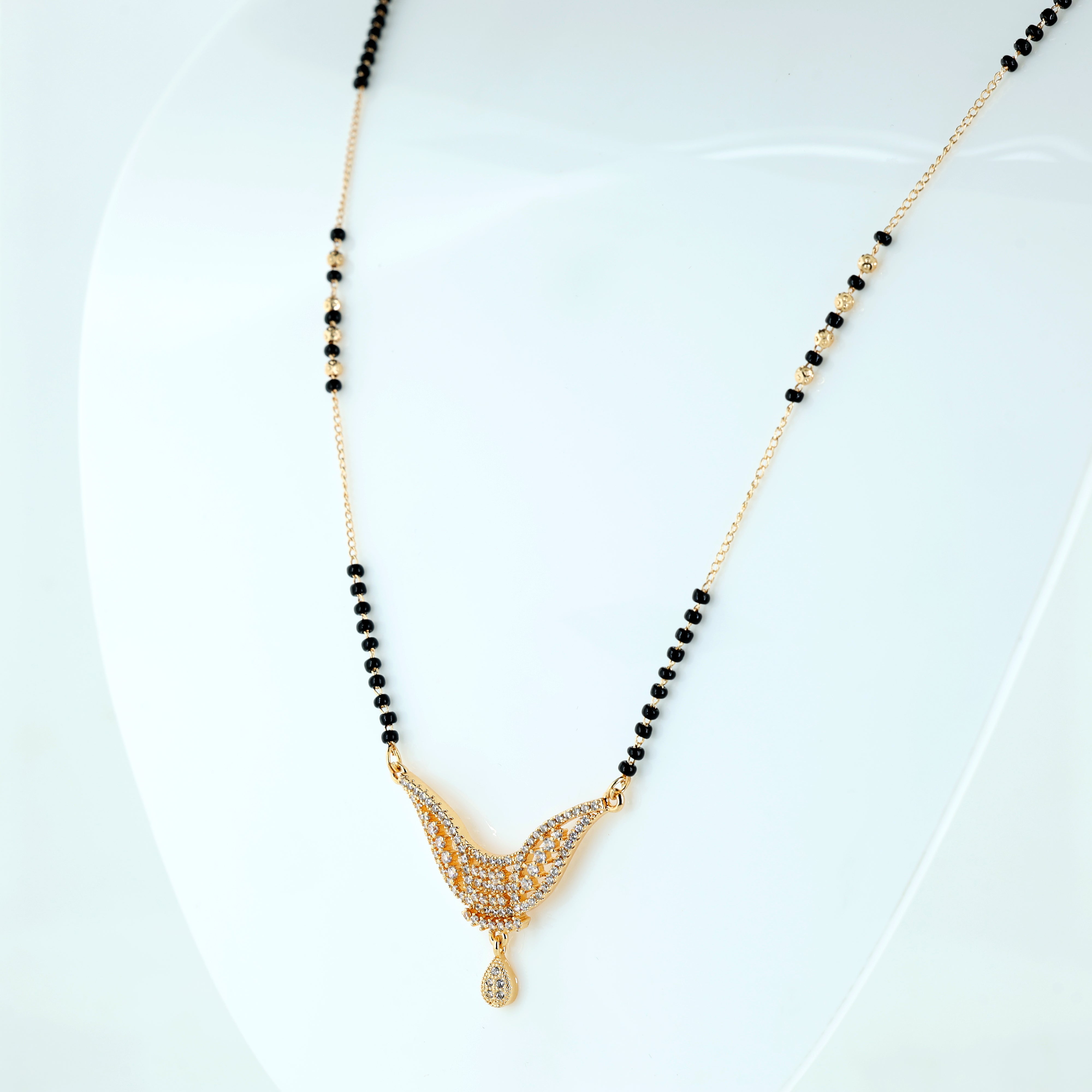 Imperial Winged Drop Mangalsutra
