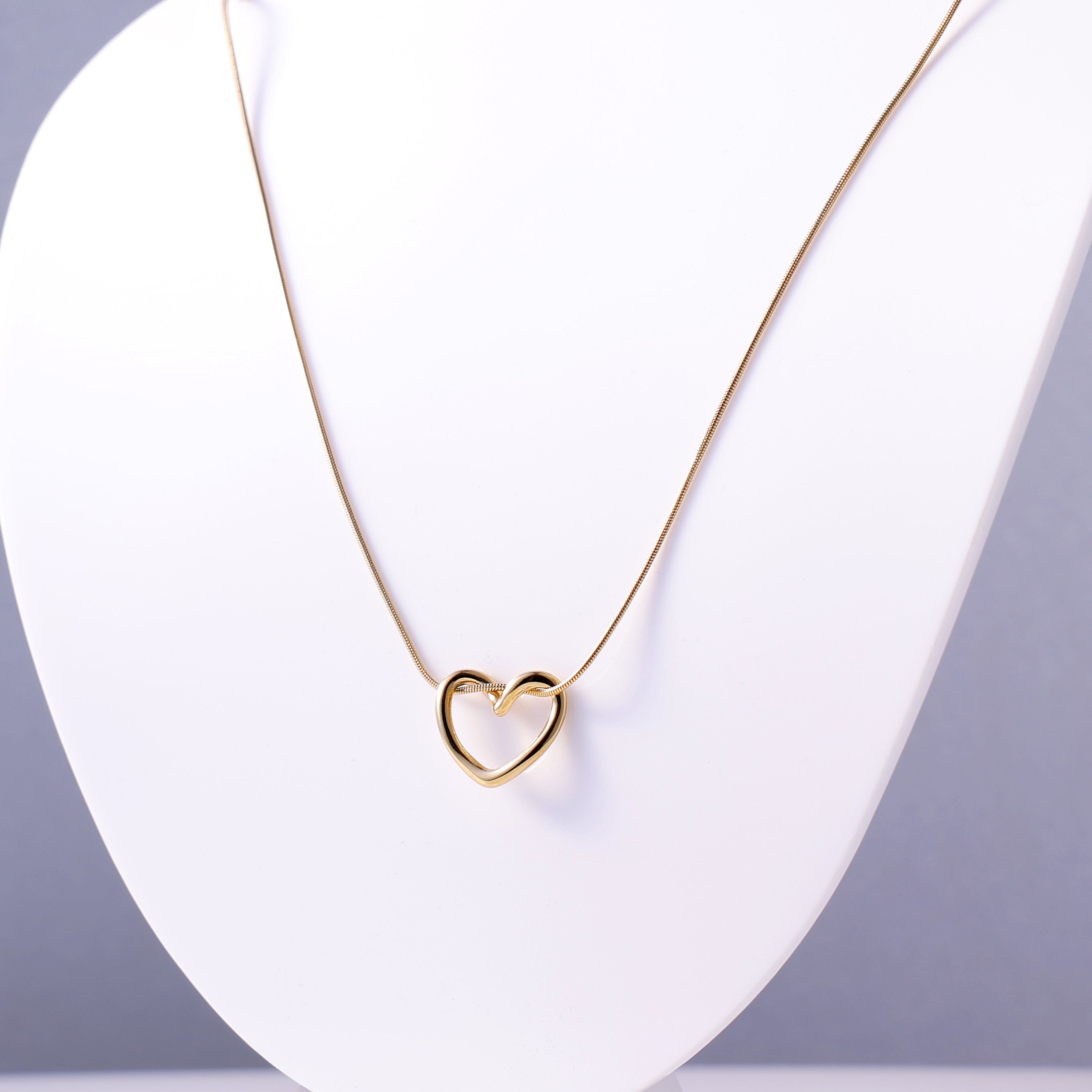 Eternal Loop Heart Necklace