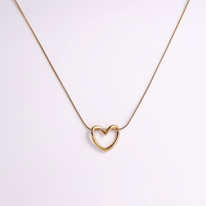 Eternal Loop Heart Necklace