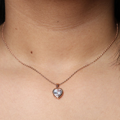 Everlasting Love Heart Pendant Necklace For Women
