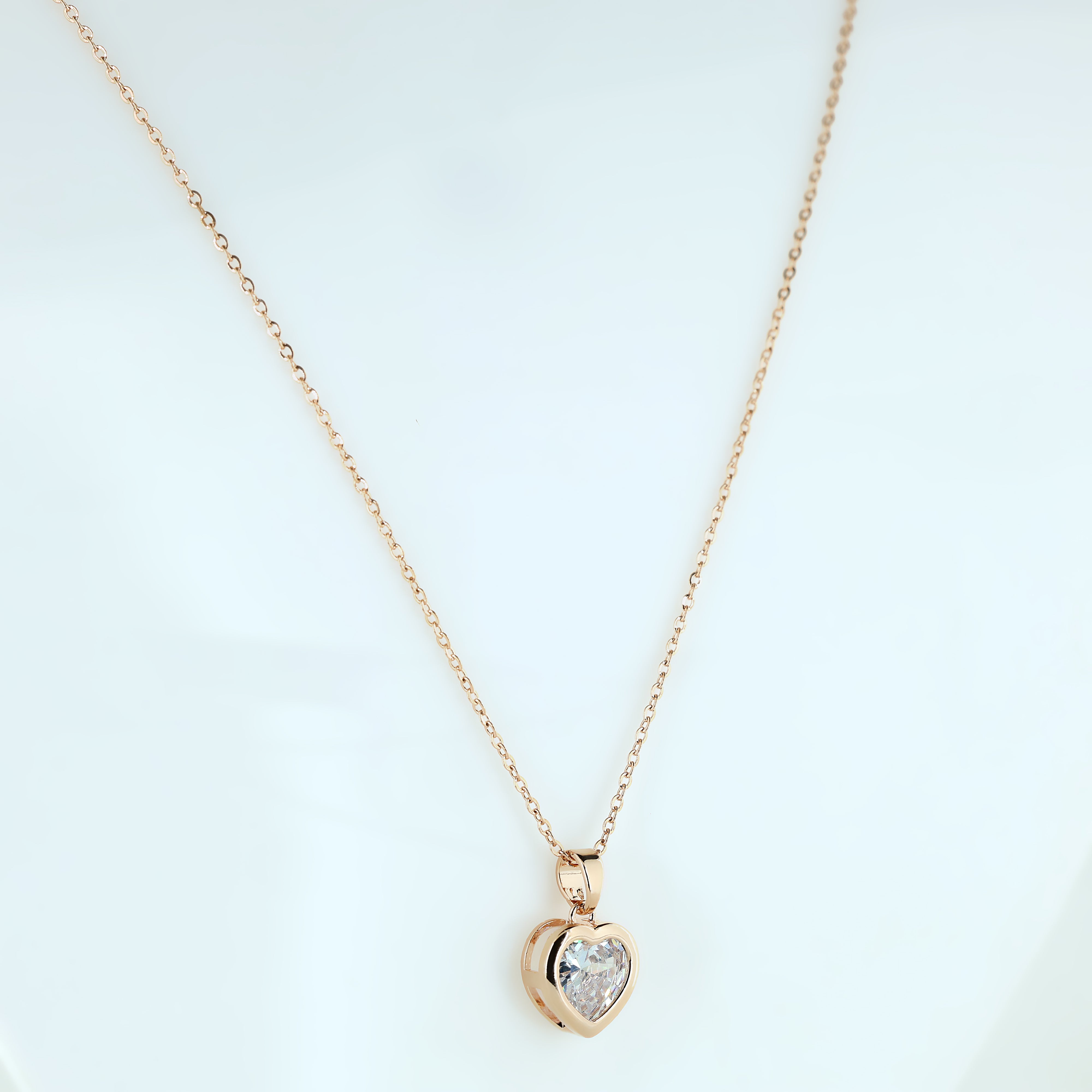 Everlasting Love Heart Pendant Necklace For Women