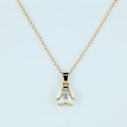Minimalist Pearl Drop Pendant Chain for Women