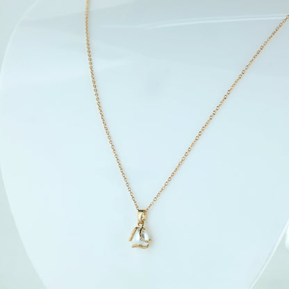 Minimalist Pearl Drop Pendant Chain for Women