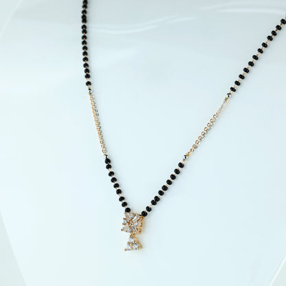 Radiant Floral Diamond Mangalsutra