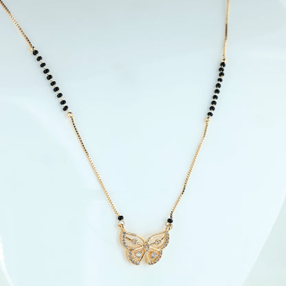 Dainty Butterfly Pendant Mangalsutra
