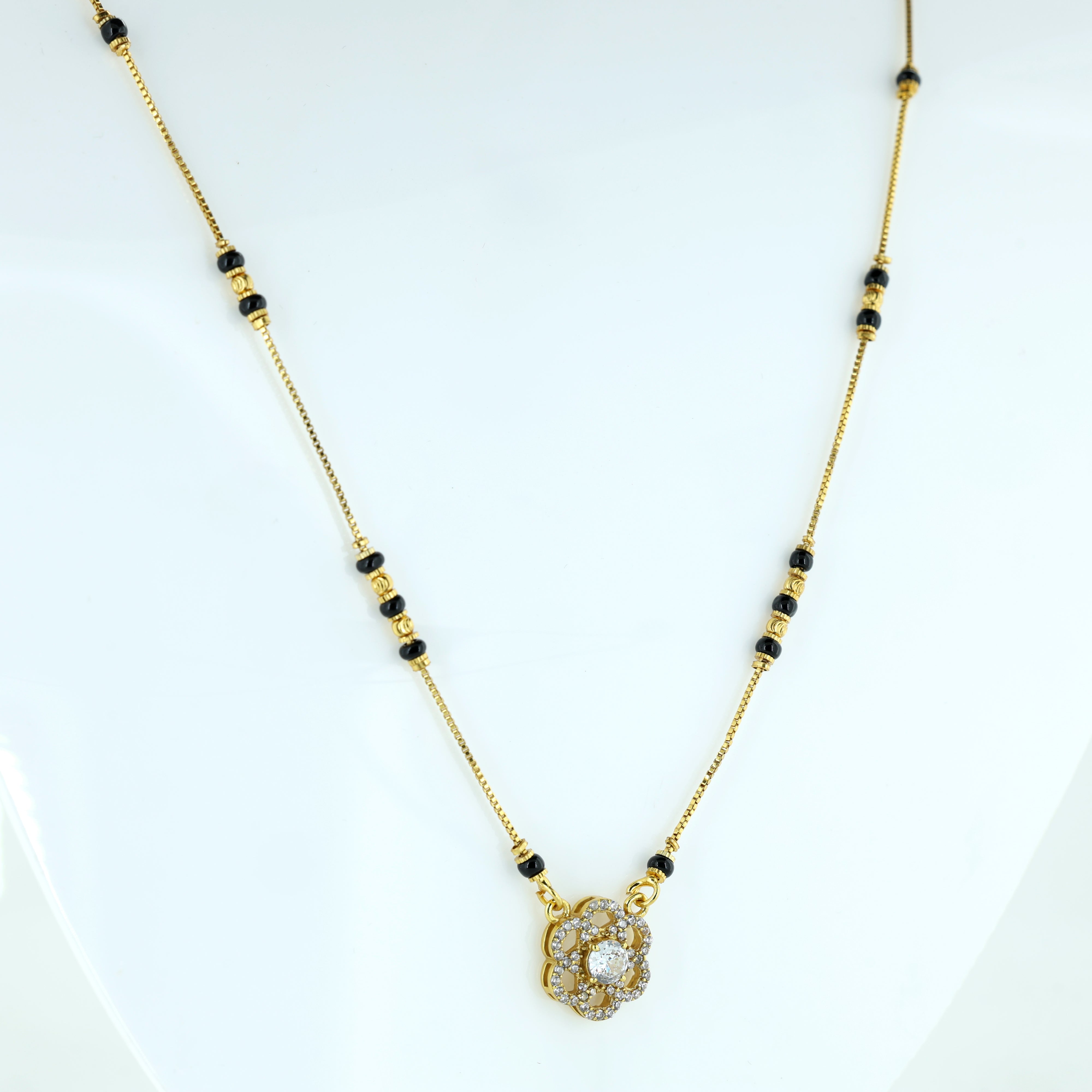 Floral Halo Mangalsutra