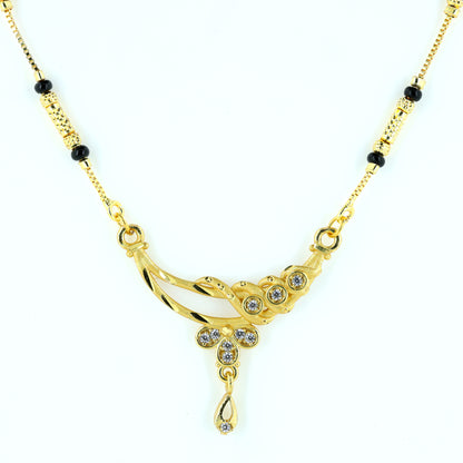 Curvy Floral Mangalsutra
