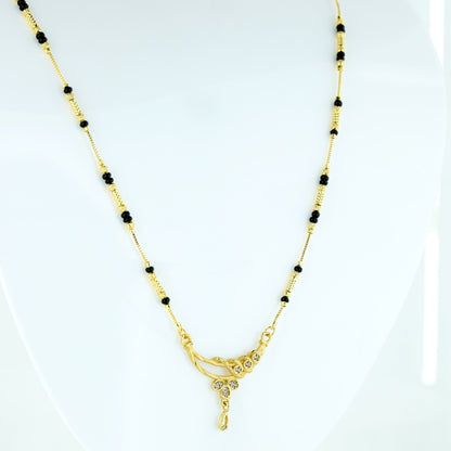 Curvy Floral Mangalsutra