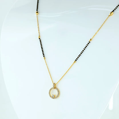 Classic Circle Diamond Mangalsutra