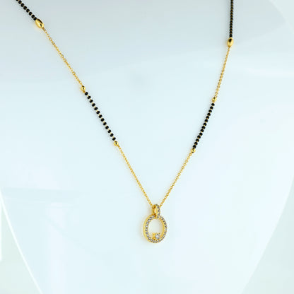 Classic Circle Diamond Mangalsutra