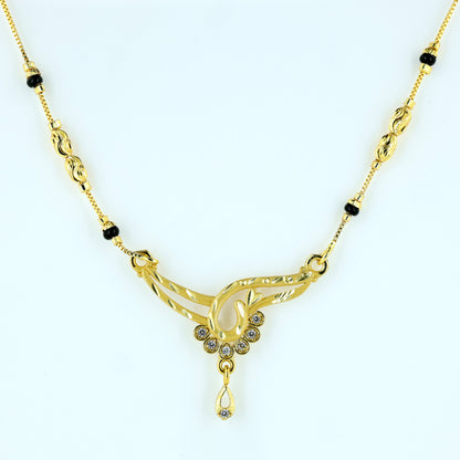 Floral Crest Mangalsutra