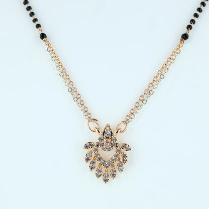 Contemporary Lattice Drop Mangalsutra
