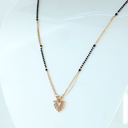 Contemporary Lattice Drop Mangalsutra
