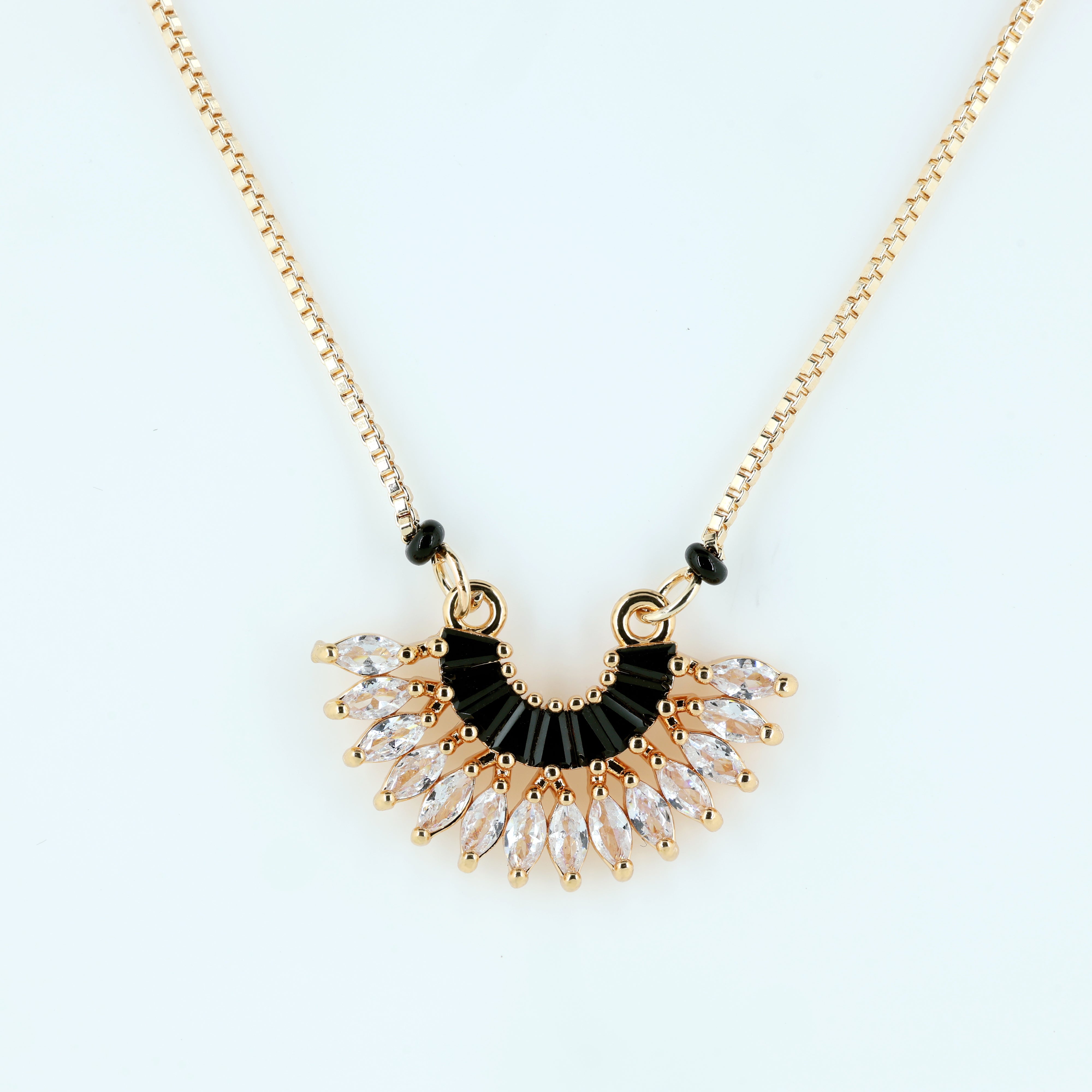 The Sunburst Fan Mangalsutra