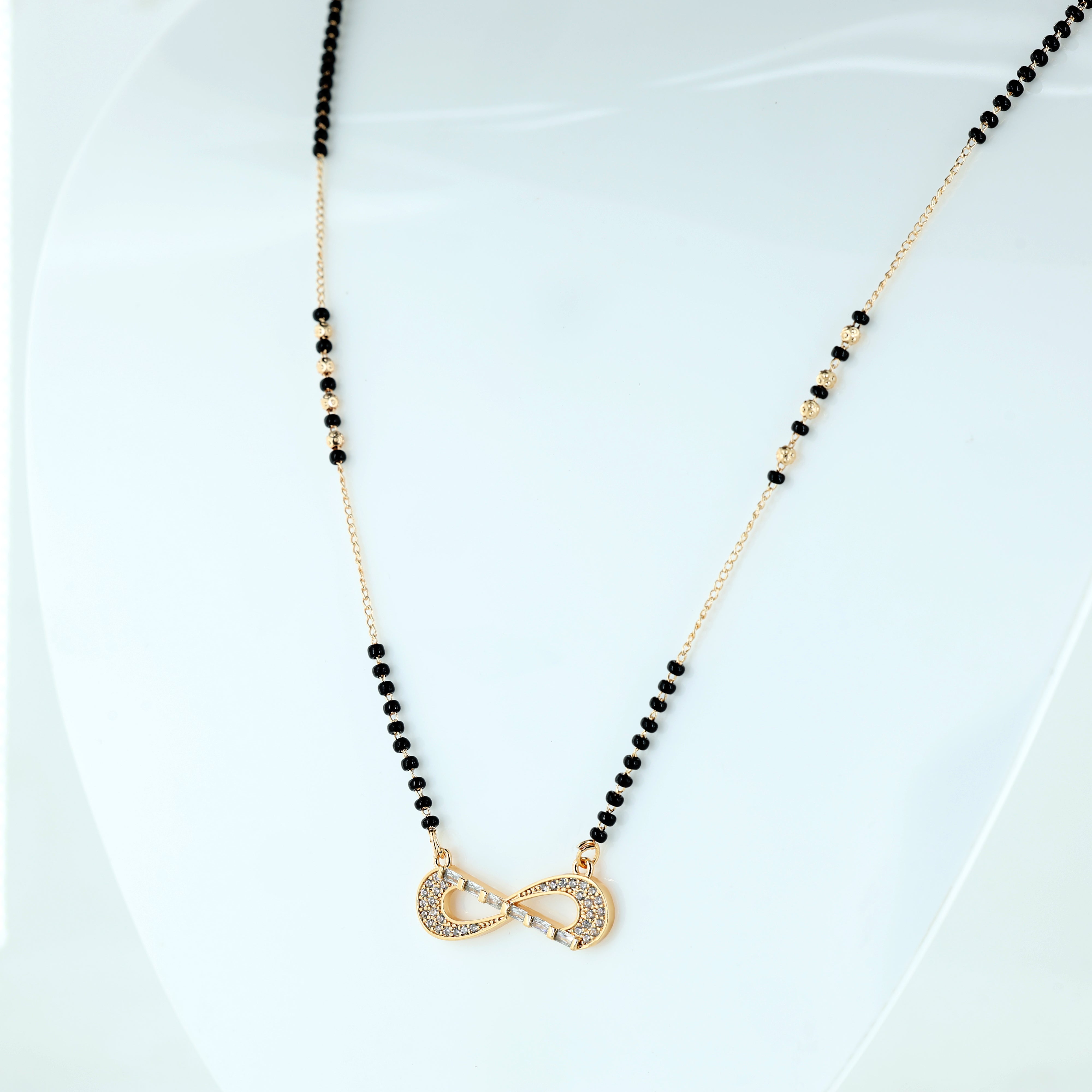 Infinity Crystal Mangalsutra