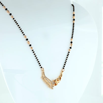 Elegant Leaf Curve Mangalsutra