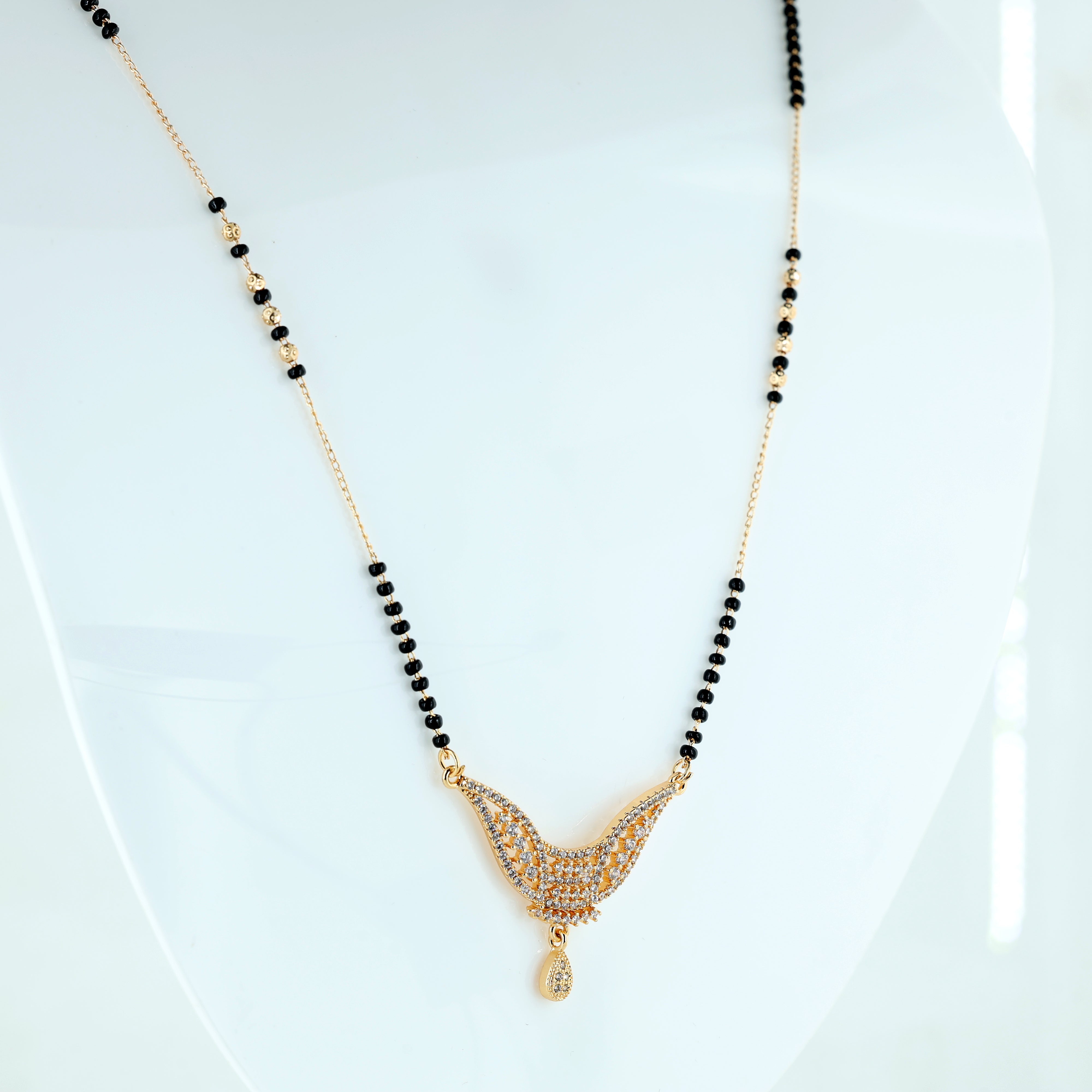 Imperial Winged Drop Mangalsutra