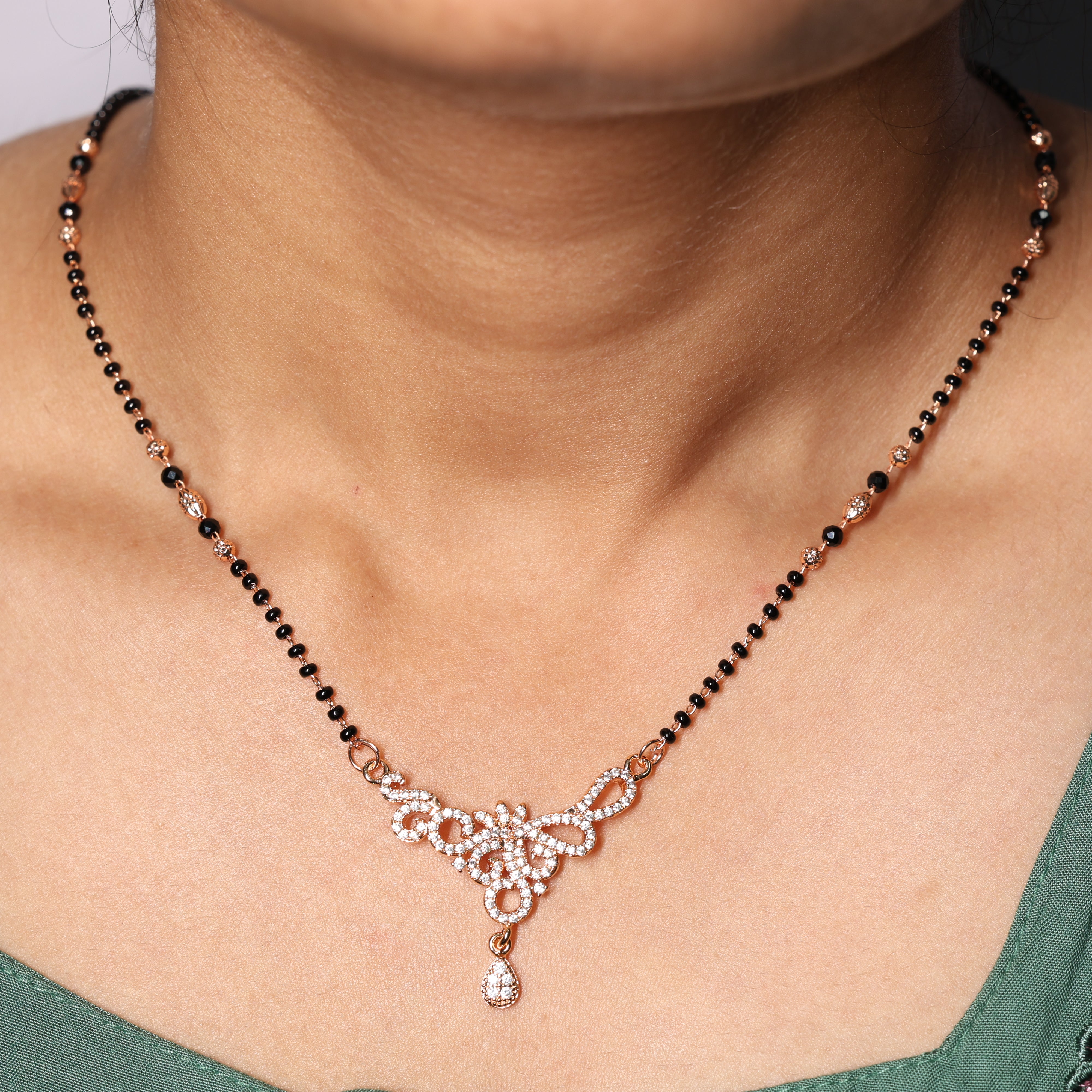 Ornate Filigree Bloom Mangalsutra