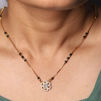 Floral Halo Mangalsutra