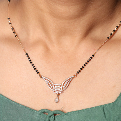 Imperial Winged Drop Mangalsutra