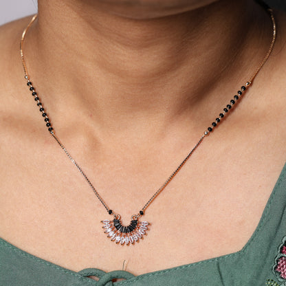The Sunburst Fan Mangalsutra
