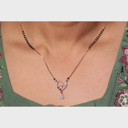 Eternal Love Heart Mangalsutra