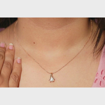 Minimalist Pearl Drop Pendant Chain for Women
