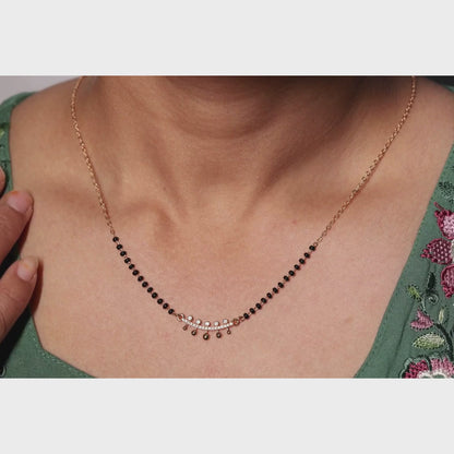 Delicate Arc-Drop Mangalsutra