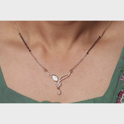 Luminous Marquise & Petal Mangalsutra